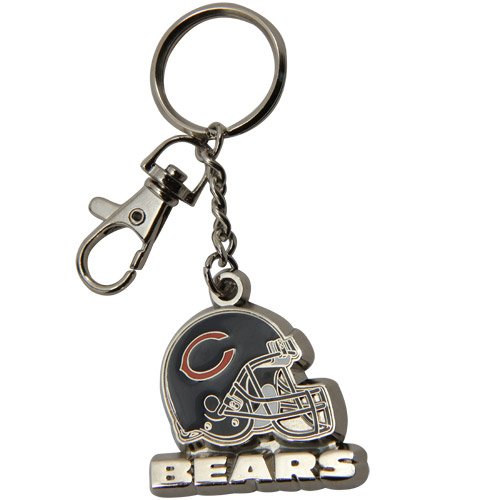 Chicago Bears Keychain Zamac Logo
